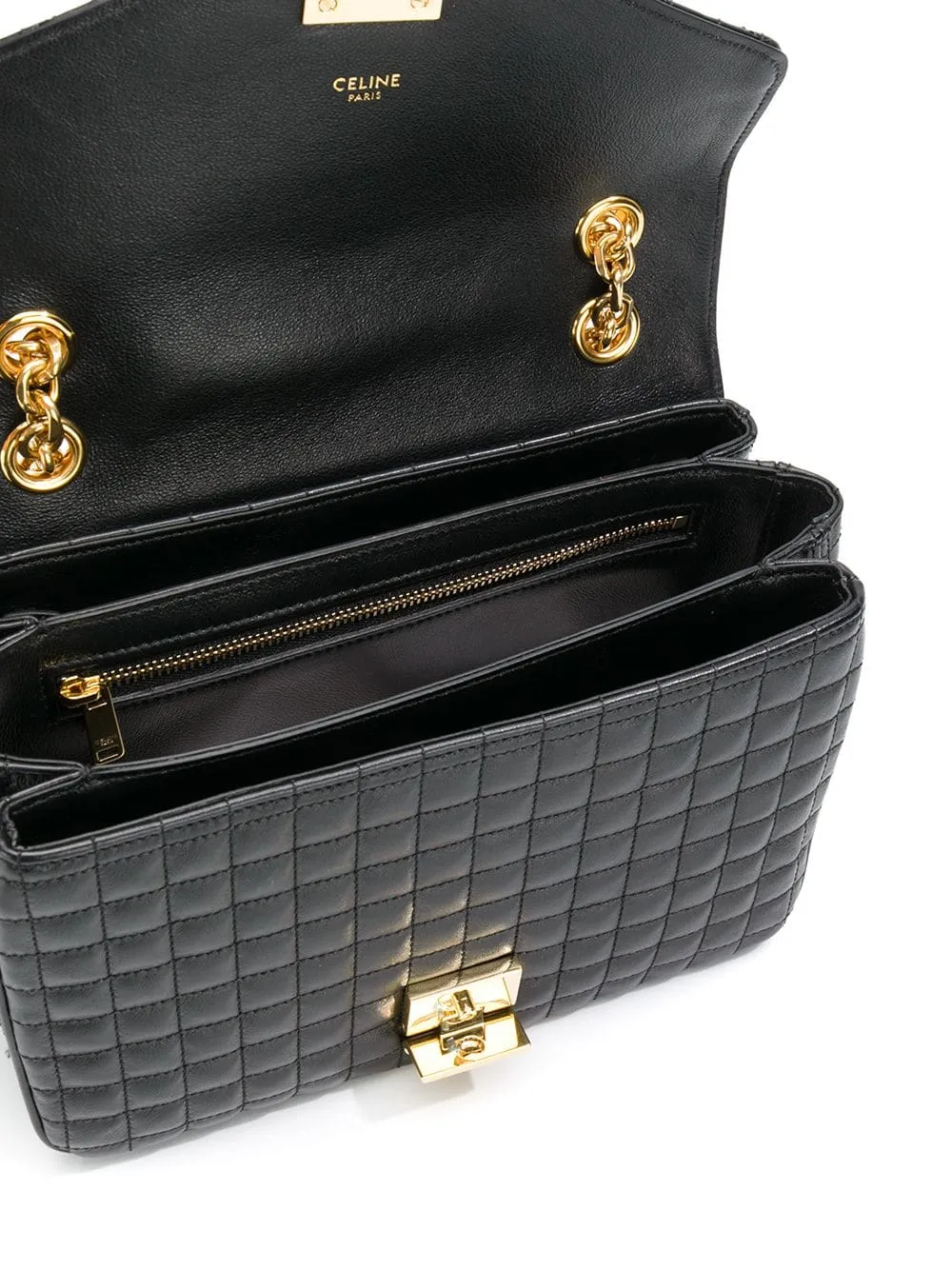 C Quilted Medium Crossbody Bag