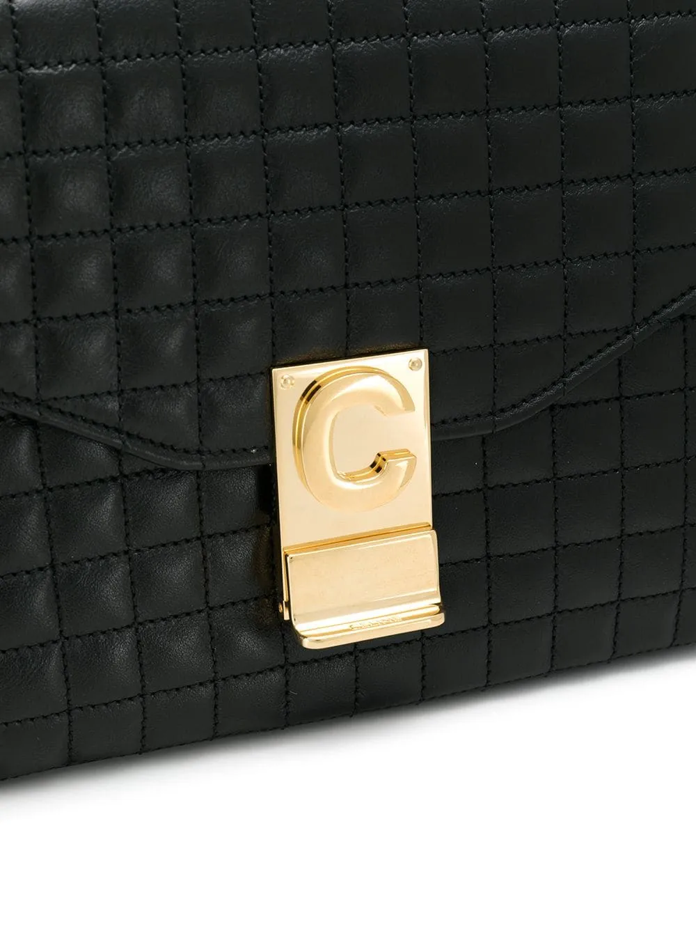 C Quilted Medium Crossbody Bag