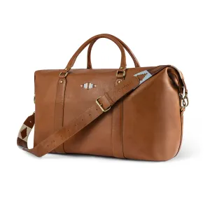 Caballero Large Travel Bag - Tan Leather