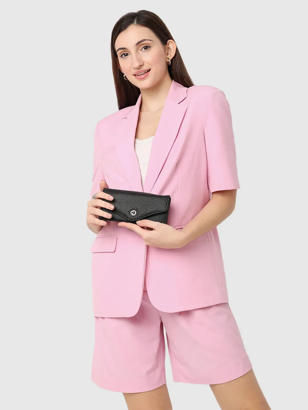 Caprese Ingrid Flapover Wallet Large Plum