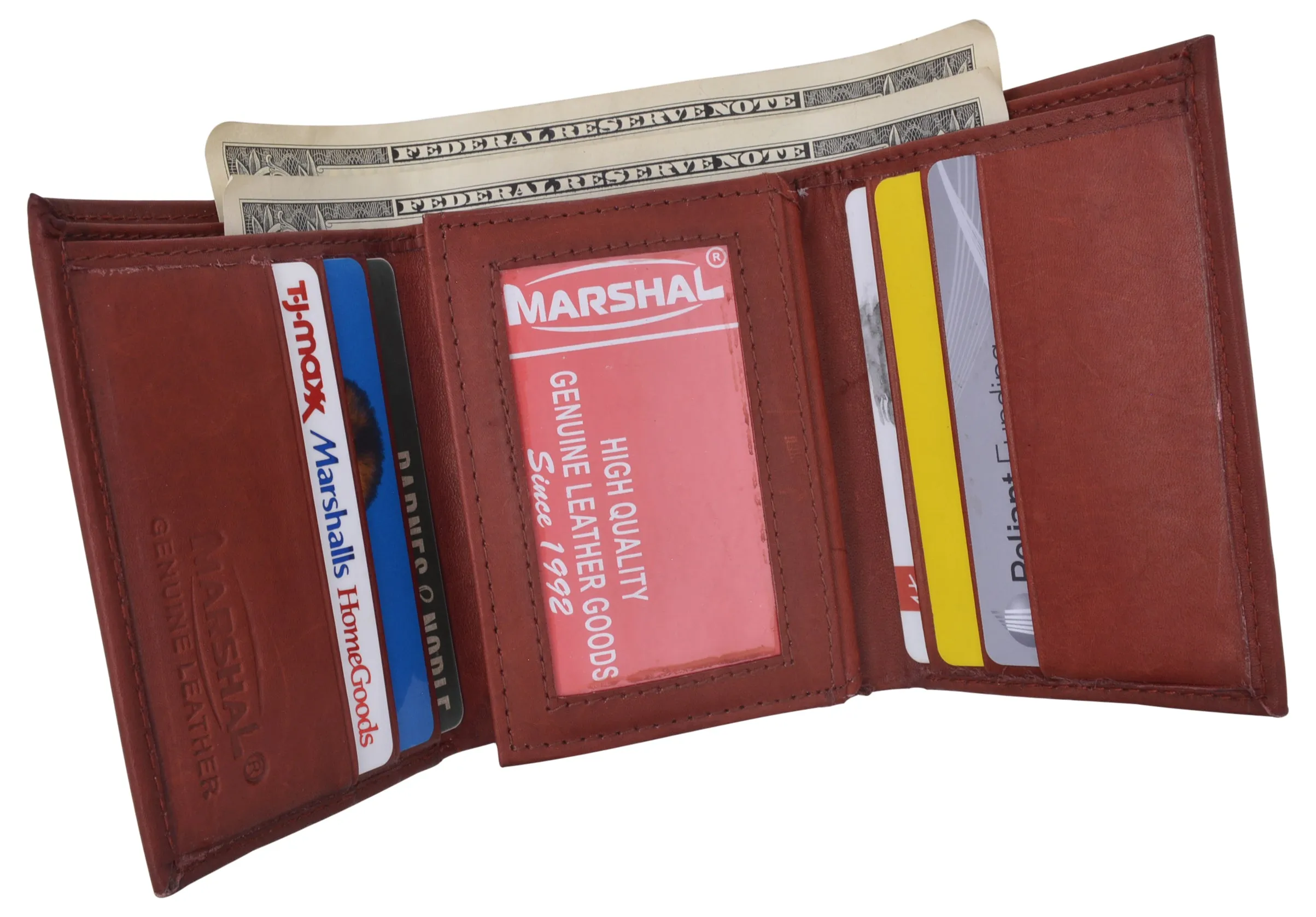 Capricorn Zodiac Sign Bifold Trifold Genuine Leather Men's Wallets