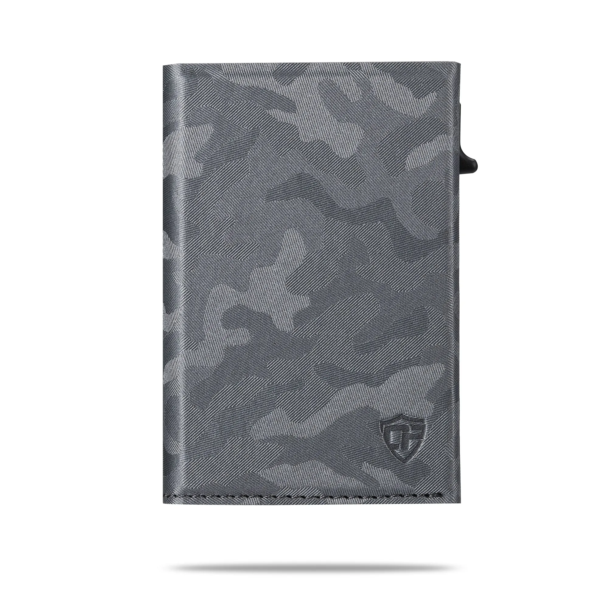 Card Blocr Slim RFID Blocking Credit Card Wallet Gray Camo