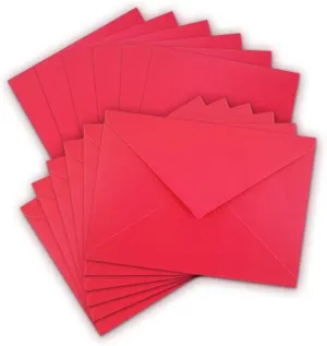 Cards Envelopes Red