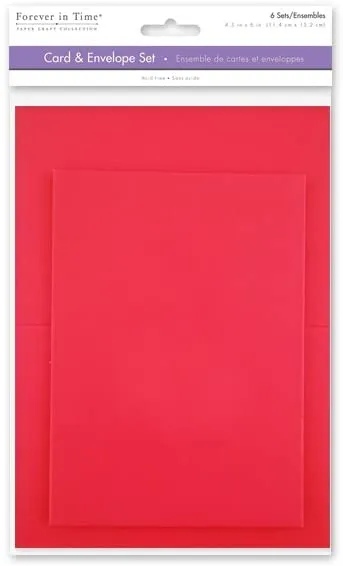 Cards Envelopes Red