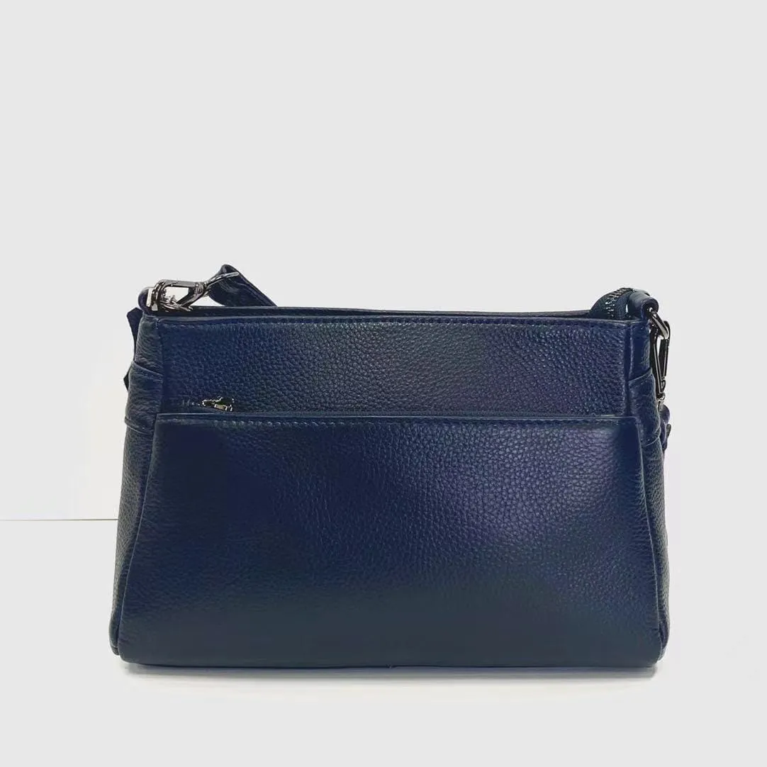 Caroline Hobo Handbag Shoulder Bag Crossbody Soft Genuine Leather