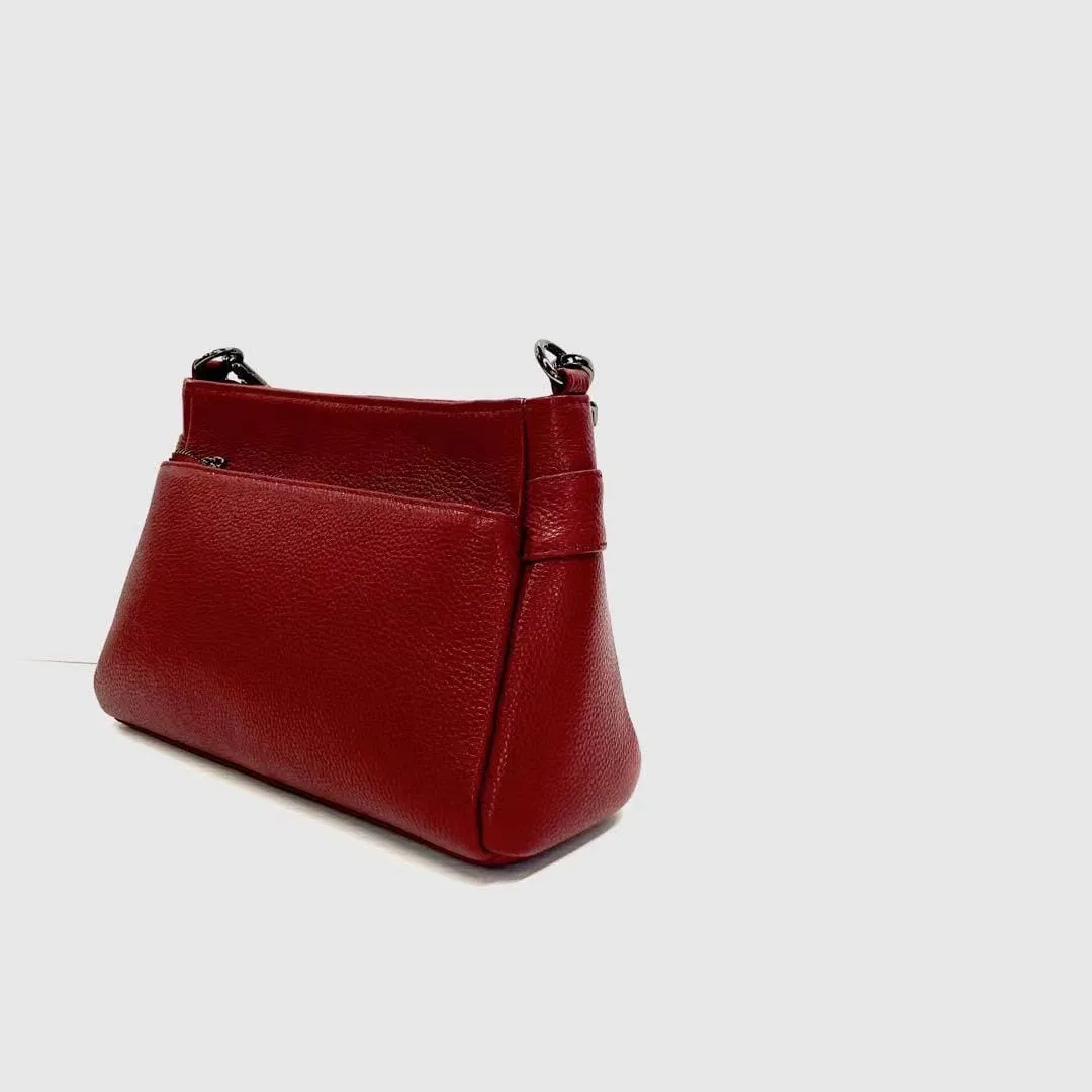 Caroline Hobo Handbag Shoulder Bag Crossbody Soft Genuine Leather