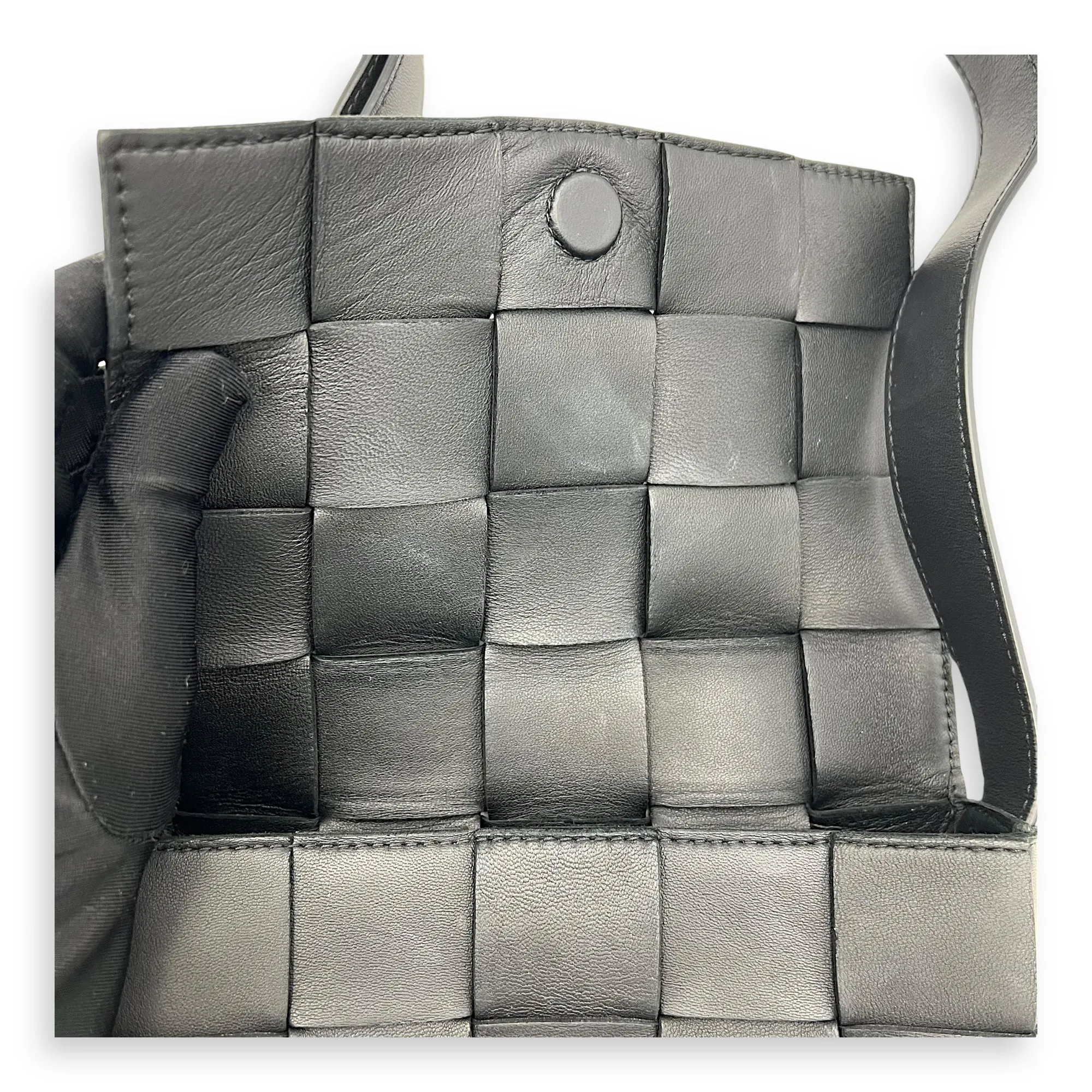 Cassette Black Crossbody Bag in Lambskin