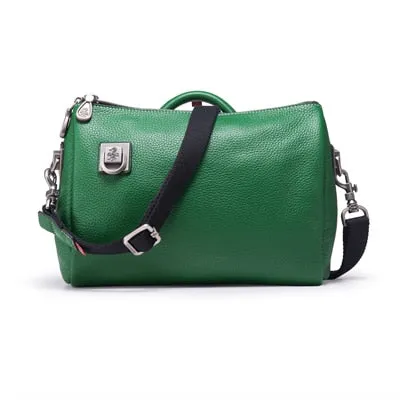 Casual Bucket Bags Women Soft Genuine Leather Large Capacity Luxury Crossbody Shoulder Handbag Female Big Shopper Bag