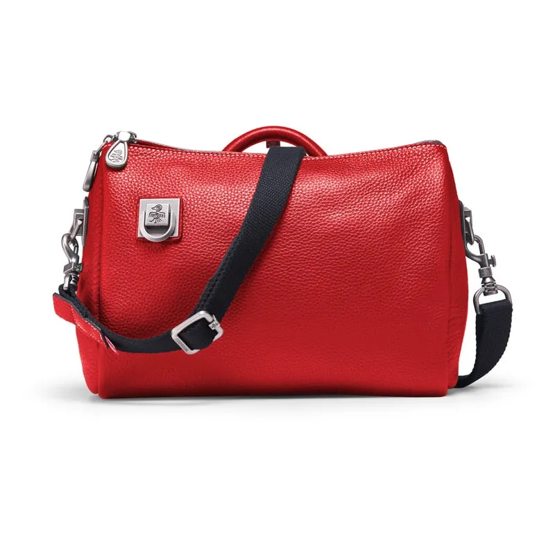 Casual Bucket Bags Women Soft Genuine Leather Large Capacity Luxury Crossbody Shoulder Handbag Female Big Shopper Bag