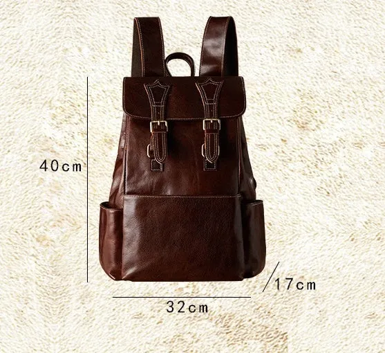 Casual men's shoulder bag Cow Leather Soft Handle