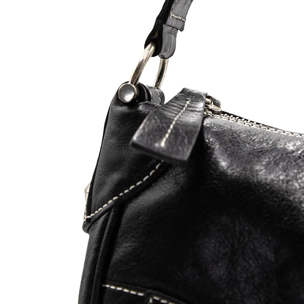 Cats Classic Clutches Leather Black Colour For Women