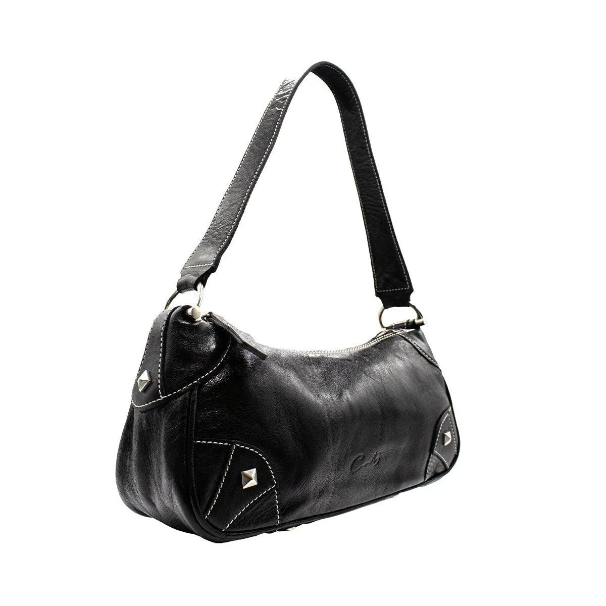 Cats Classic Clutches Leather Black Colour For Women