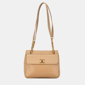 Caviar Front Pocket Chain Shoulder Bag