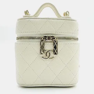 Caviar Top Handle Cosmetic Crossbody Bag