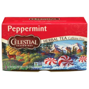 Celestial Seasonings - Herbal Tea Peppermint, 20 Bags (Pack of 6)