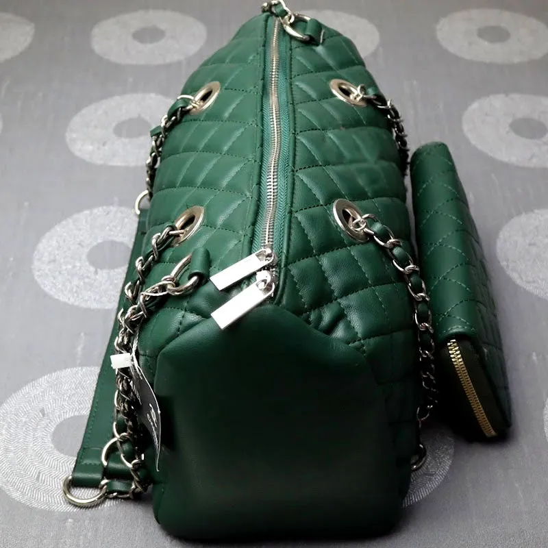 Ch Quilted Imported  Crossbody Tote Bags Set for Women #22