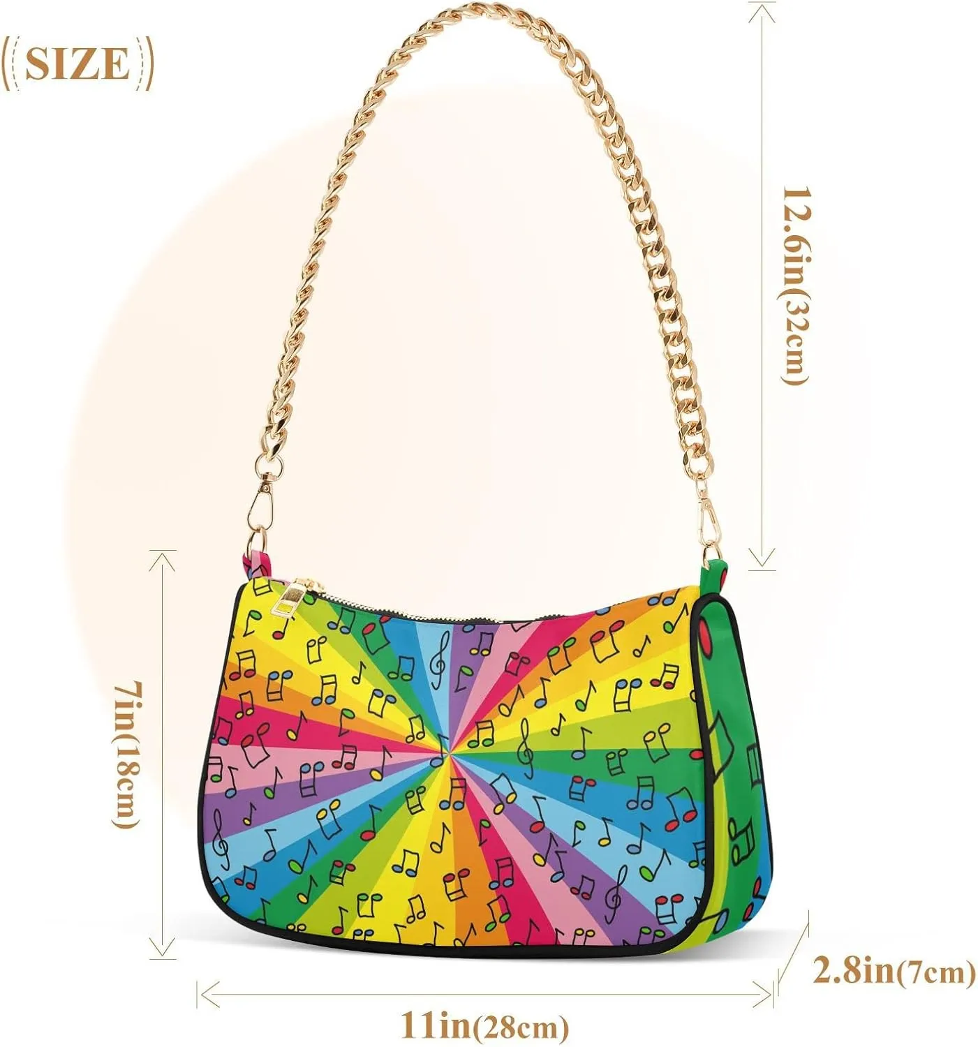 Chain Shoulder Bag Tote Handbag Purse for Women