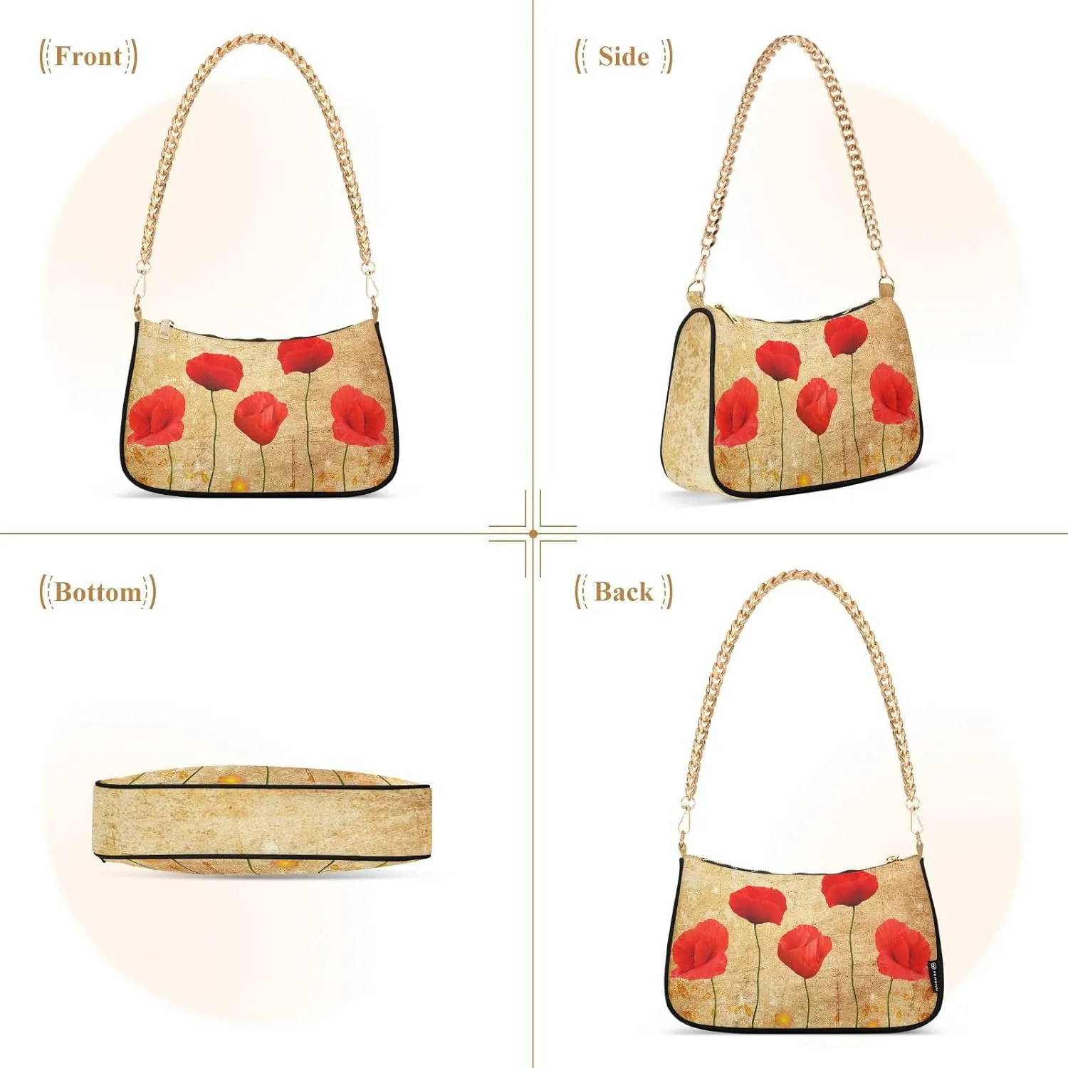 Chain Shoulder Bag Tote Handbag Purse for Women