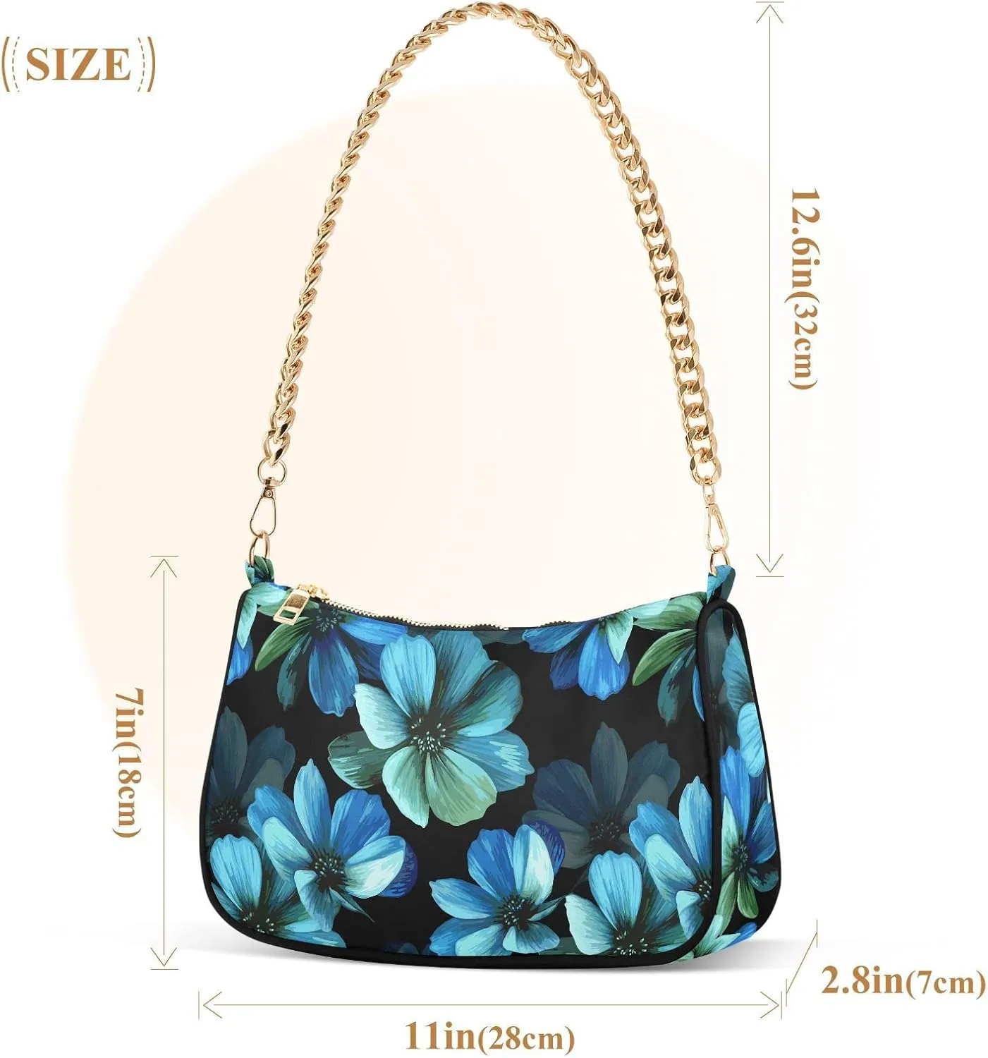 Chain Shoulder Bag Tote Handbag Purse for Women