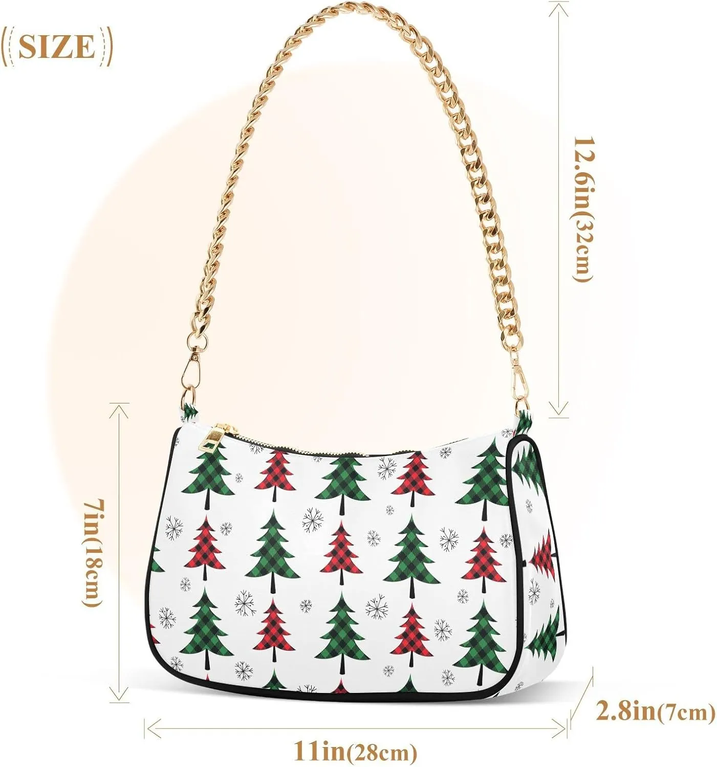 Chain Shoulder Bag Tote Handbag Purse for Women