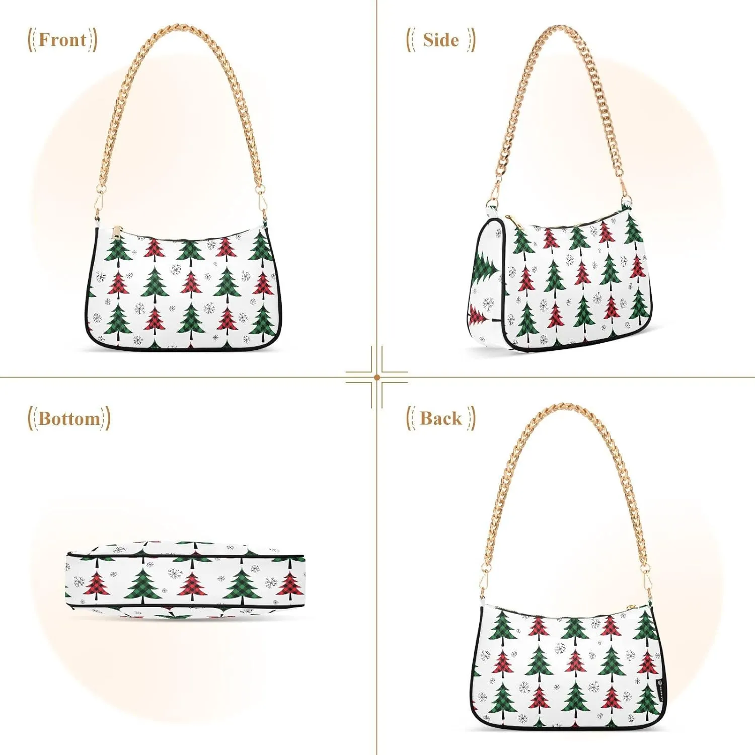 Chain Shoulder Bag Tote Handbag Purse for Women