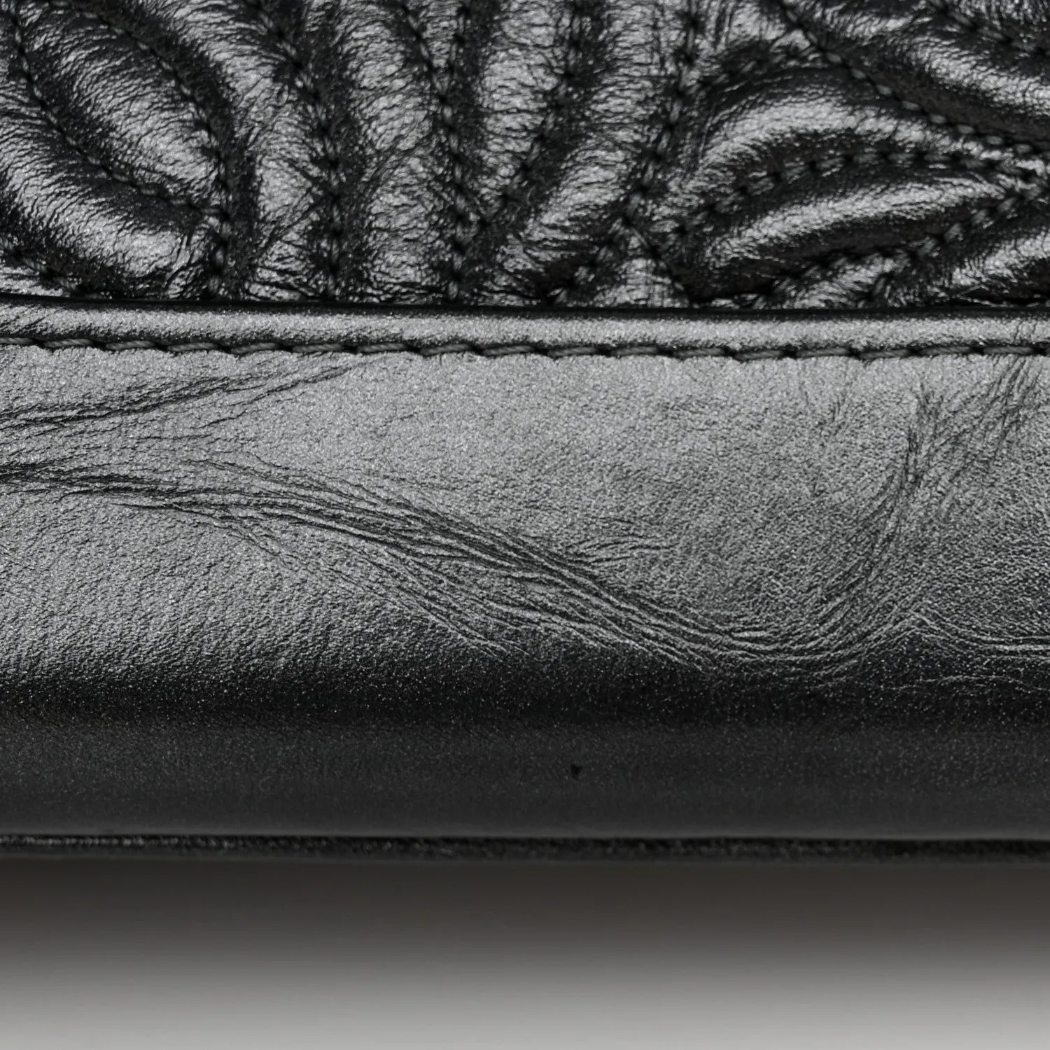 Chanel Aged Calfskin Cc Quilted Small