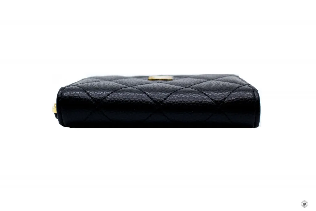 Chanel AP0216Y01864 Classic CC Coin Purse Black   C3906 Caviar Coin Purse Shw