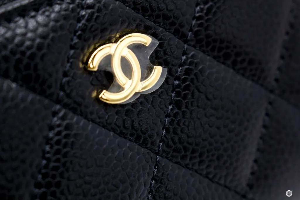 Chanel AP0216Y01864 Classic CC Coin Purse Black   C3906 Caviar Coin Purse Shw