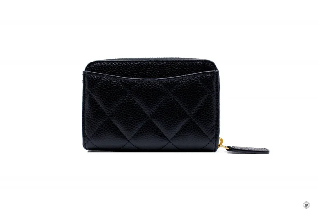 Chanel AP0216Y01864 Classic CC Coin Purse Black   C3906 Caviar Coin Purse Shw