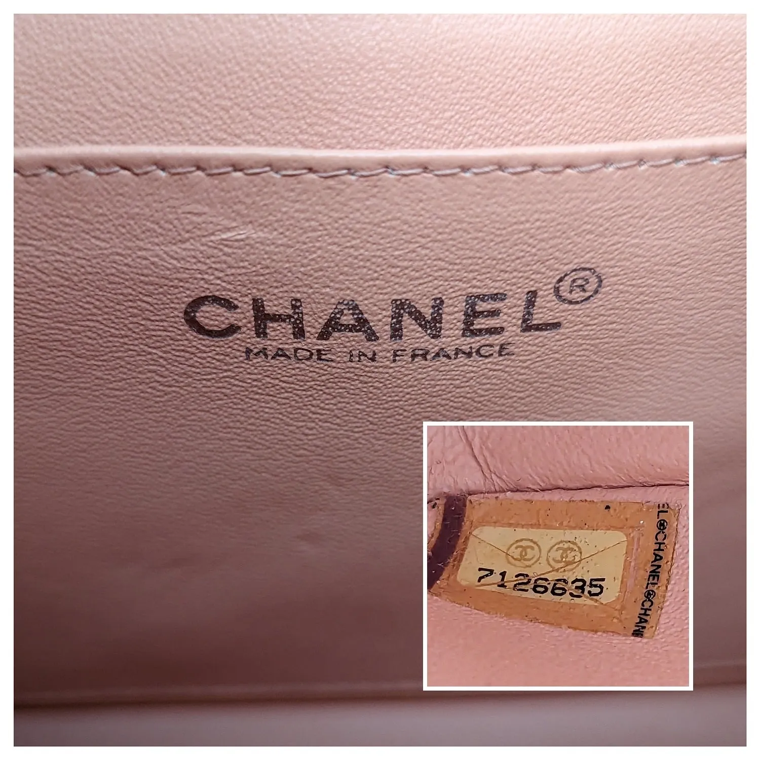 Chanel bags Vintage Peach Square Quilted Medium Flap Bag