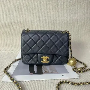 Chanel Black Quilted Leather Mini Shoulder Bag 5020715
