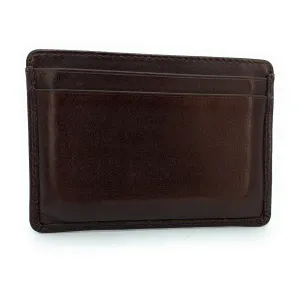 CHANEL Brown Quilted Cambon Ligne Lambskin Card Holder