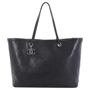 CHANEL CAVIAR QUILTED LAMBSKIN FEVER XL TOTE BAG