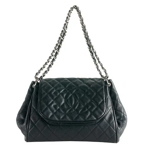 CHANEL CAVIAR QUILTED TIMELESS ACCORDION FLAP BAG