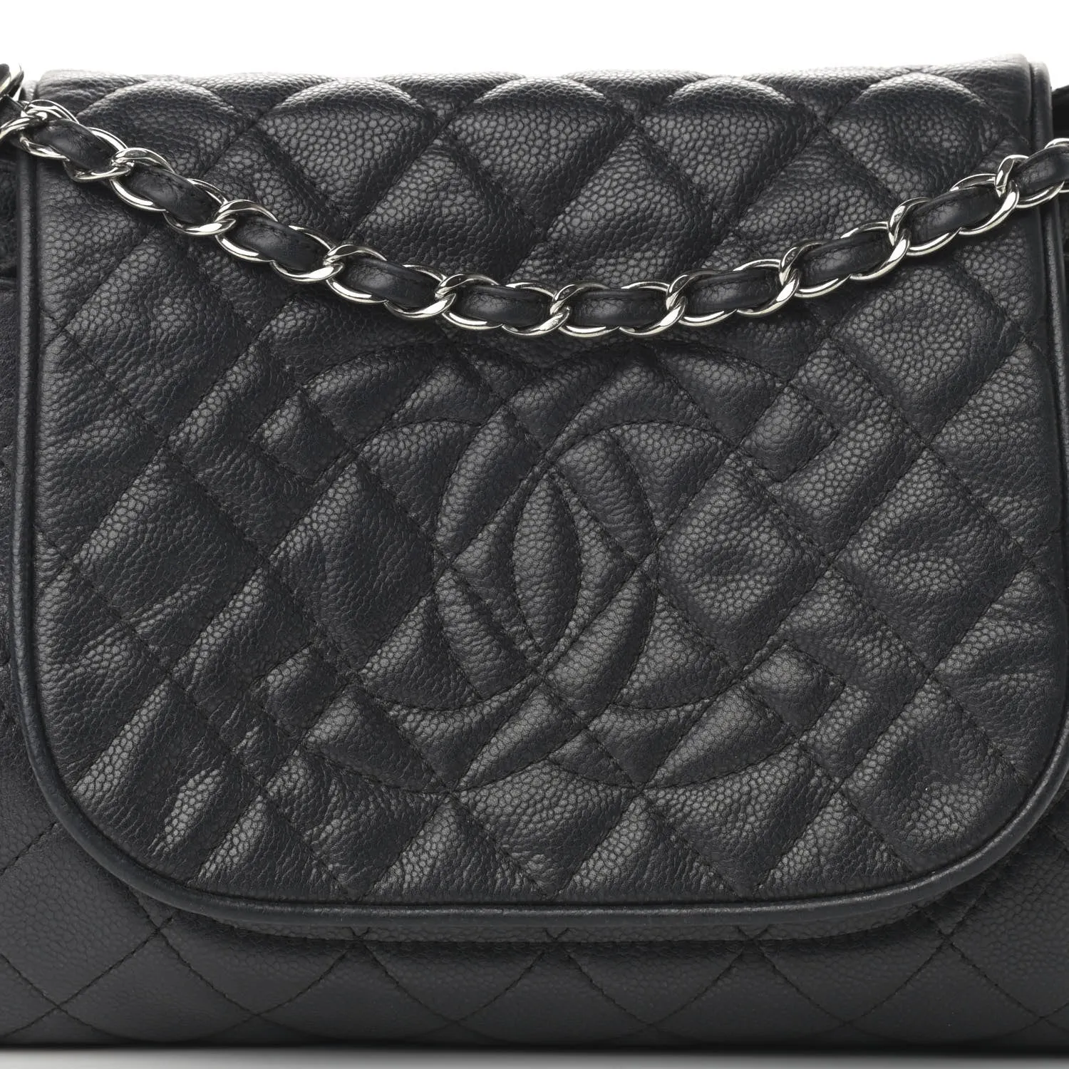CHANEL CAVIAR QUILTED TIMELESS ACCORDION FLAP BAG