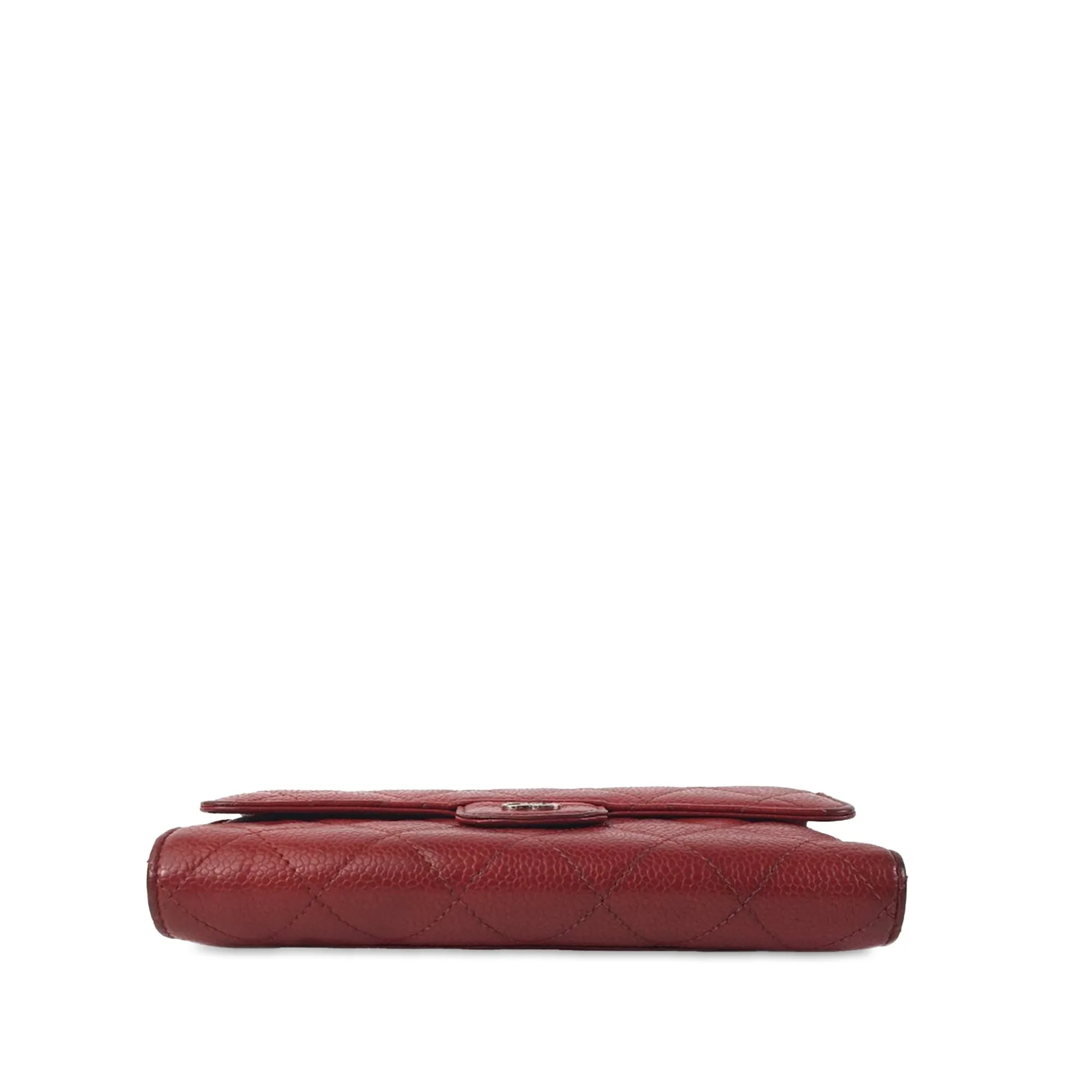 Chanel CC Caviar Trifold Wallet Long Wallets