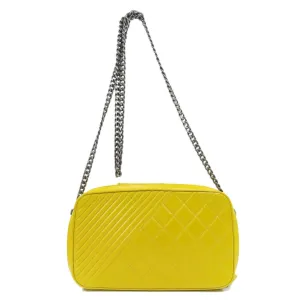 CHANEL chain shoulder bag calf ladies