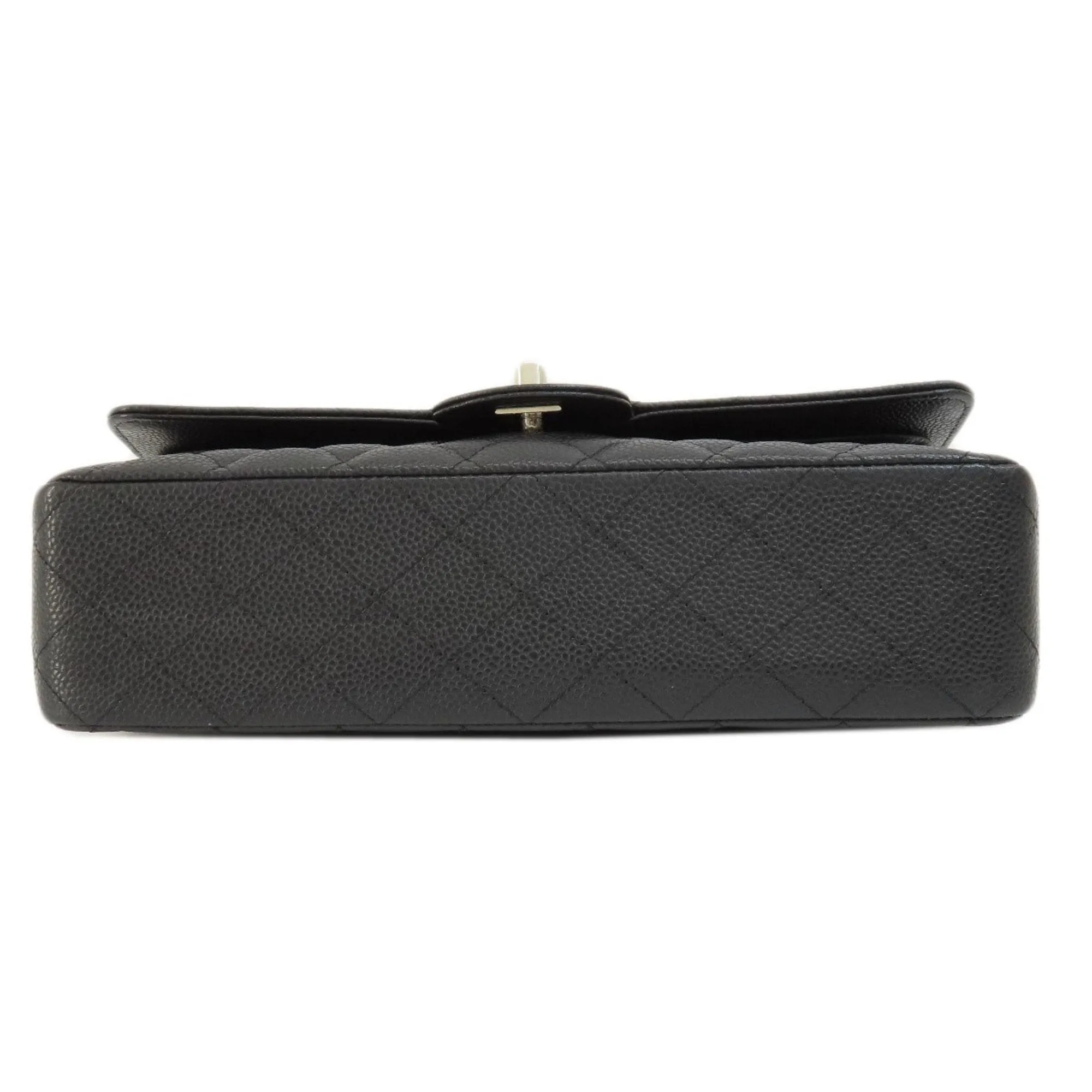 CHANEL Chain Shoulder Matelasse Bag Caviar Skin Women's