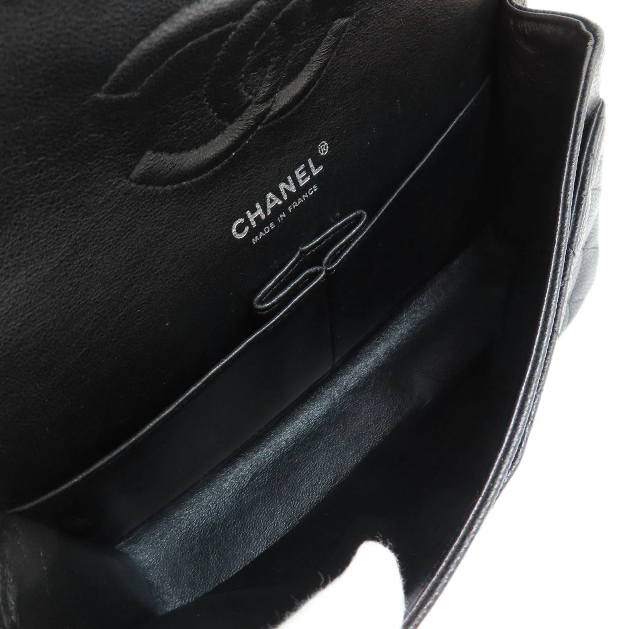 CHANEL Chain Shoulder Matelasse Bag Caviar Skin Women's