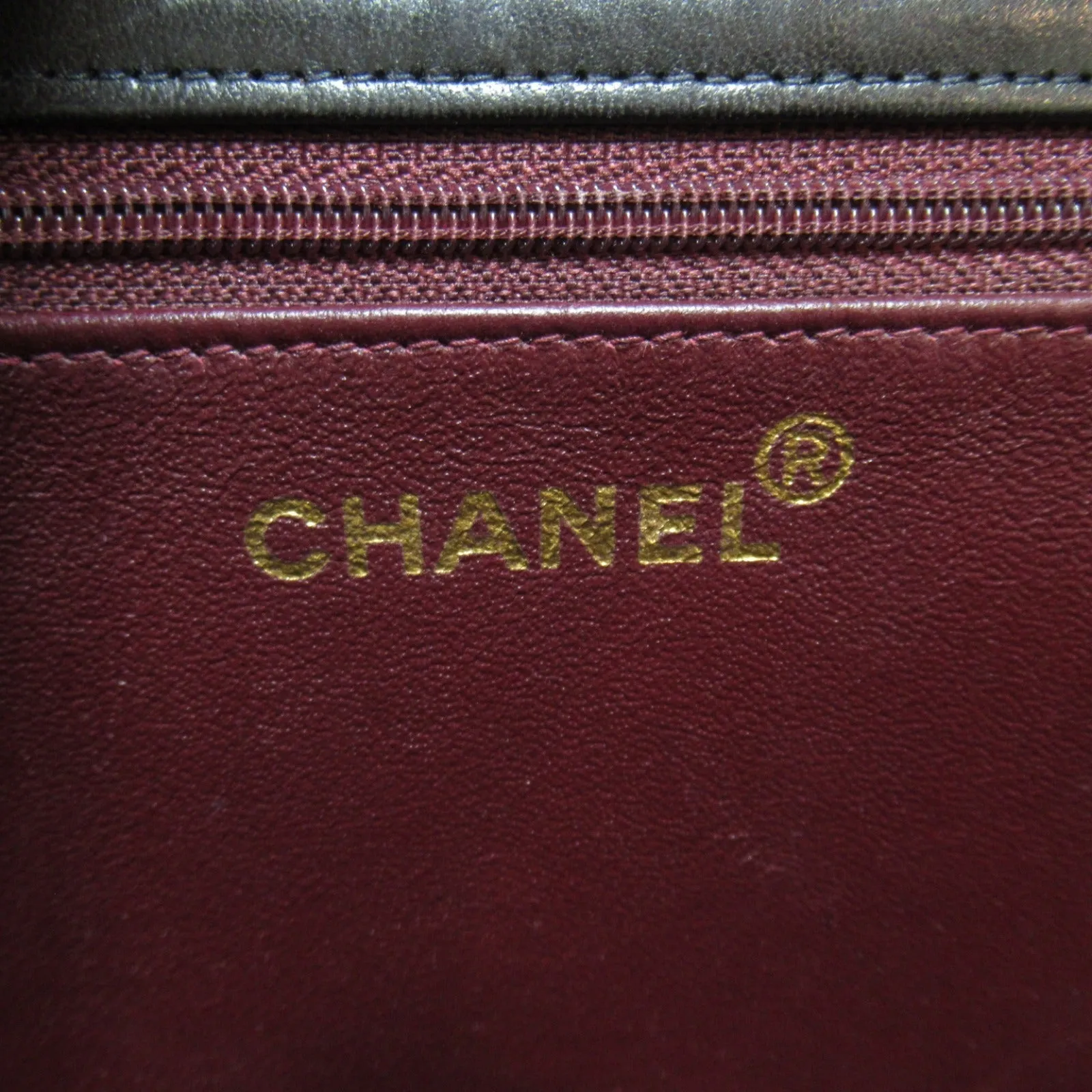Chanel Chantal Matrasse Push  Chain Shoulder Bag  S  Black Rope