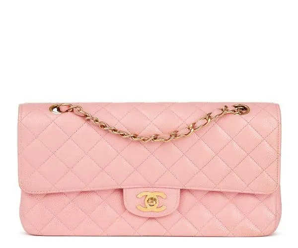 Chanel Classic Clutch With Chain – CWC Caviar Pink SiLouis Vuittoner-Toned