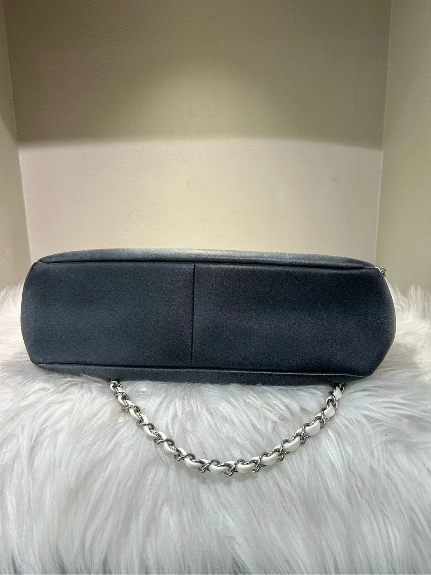 Chanel Classic Quilted White Chain Shoulder Bag