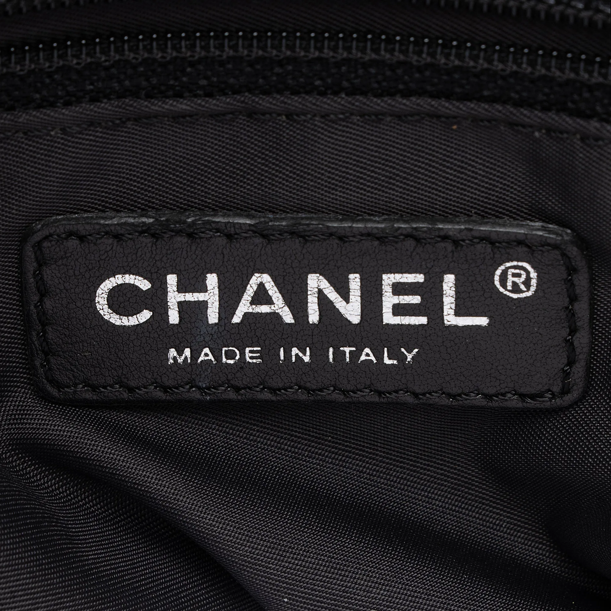 Chanel Coated Canvas Paris Biarritz Small Tote (SHF-Vx8Wo2)