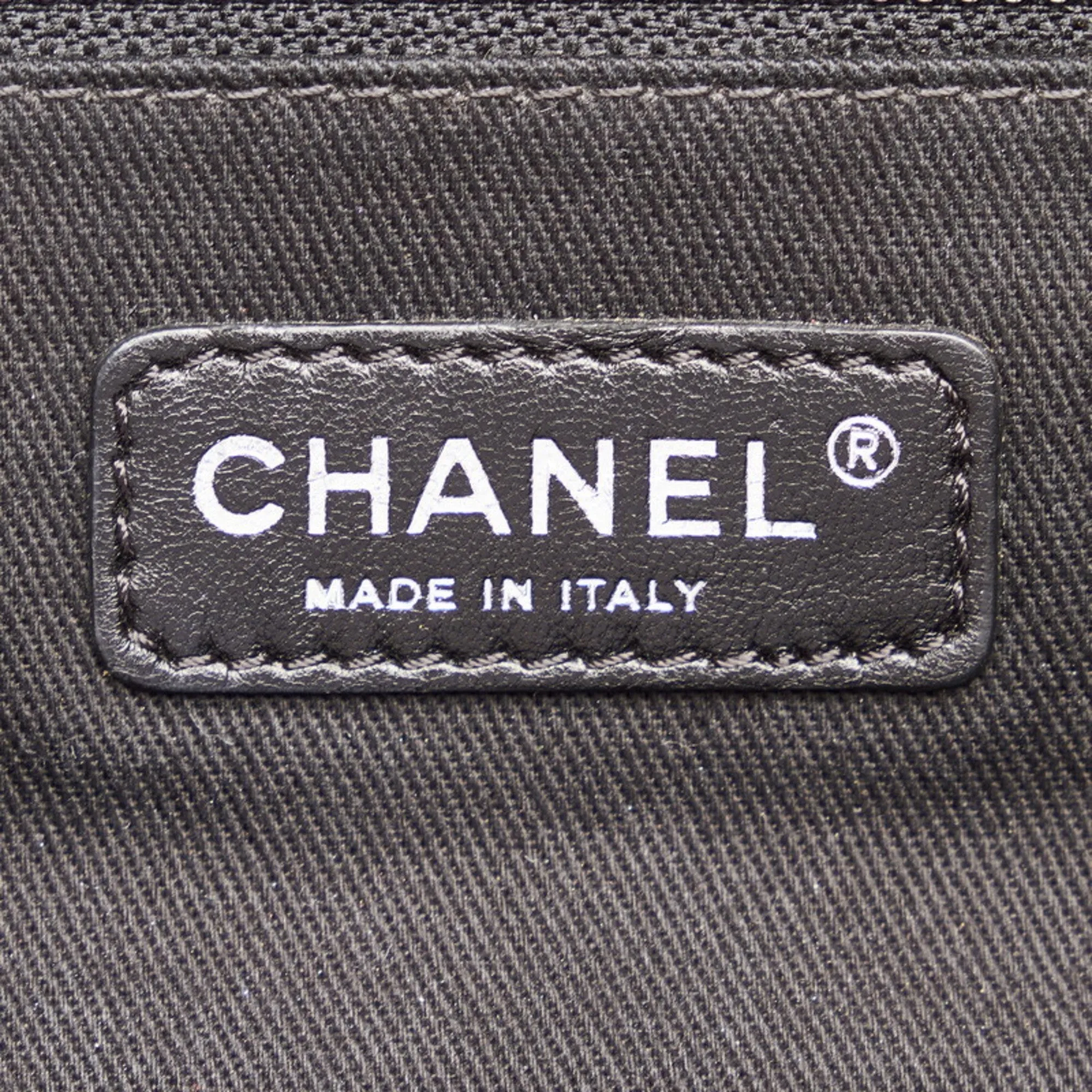 Chanel coco mark chain shoulder Bag red leather ladies