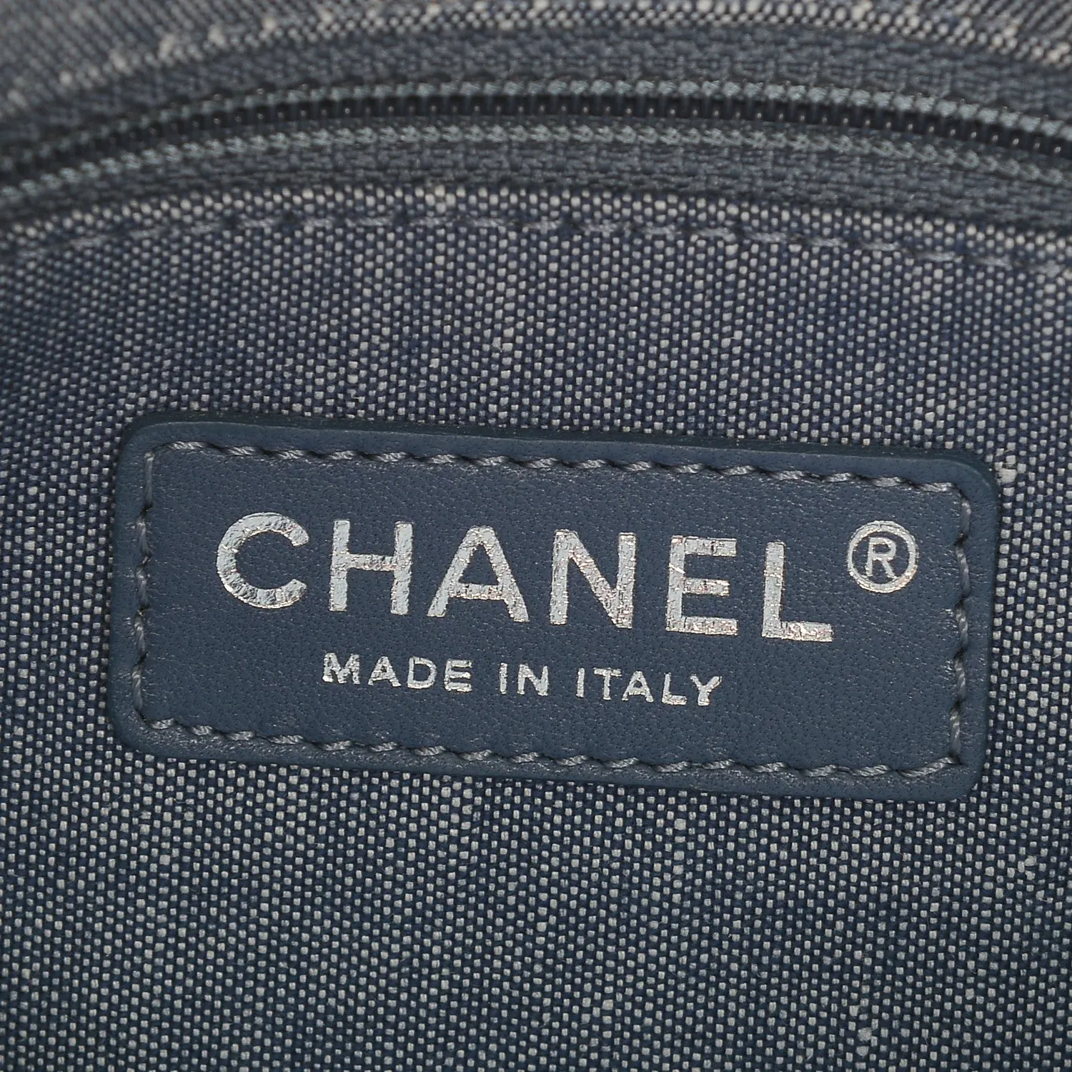 CHANEL DENIM MEDALLION MEDIUM FLAP BAG