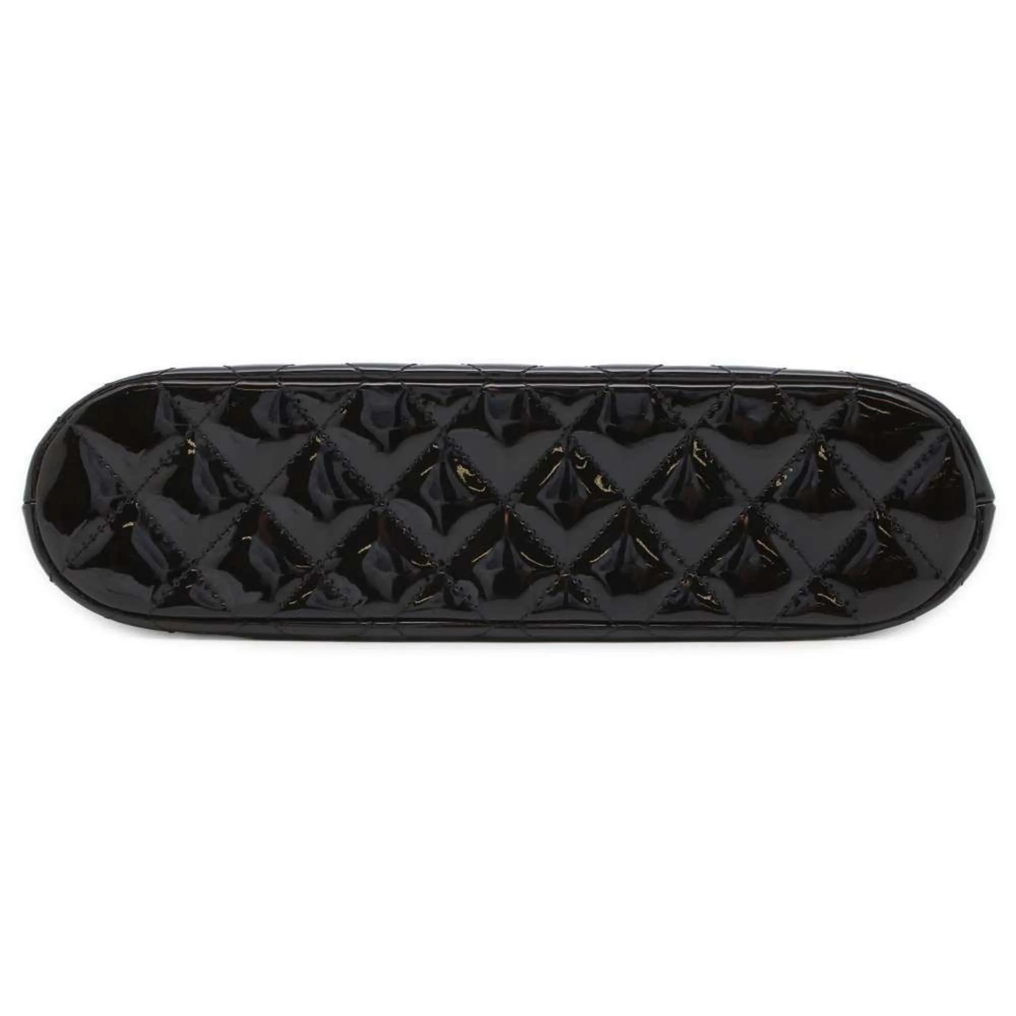 Chanel handbag, matelasse, coco mark, patent, AS3969, CHANEL, 2way chain shoulder, black