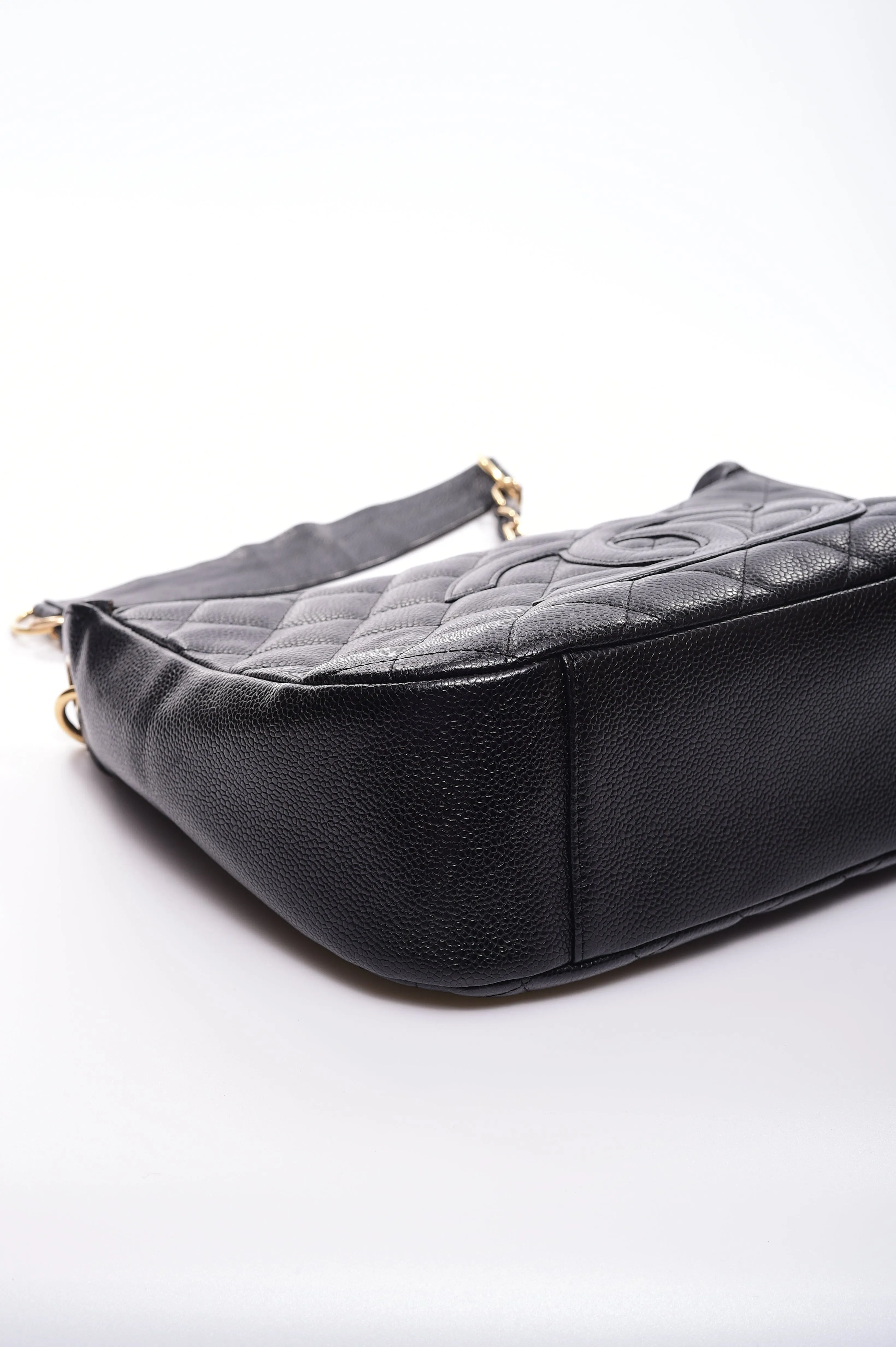 Chanel Hobo Black Caviar GHW SKL1226