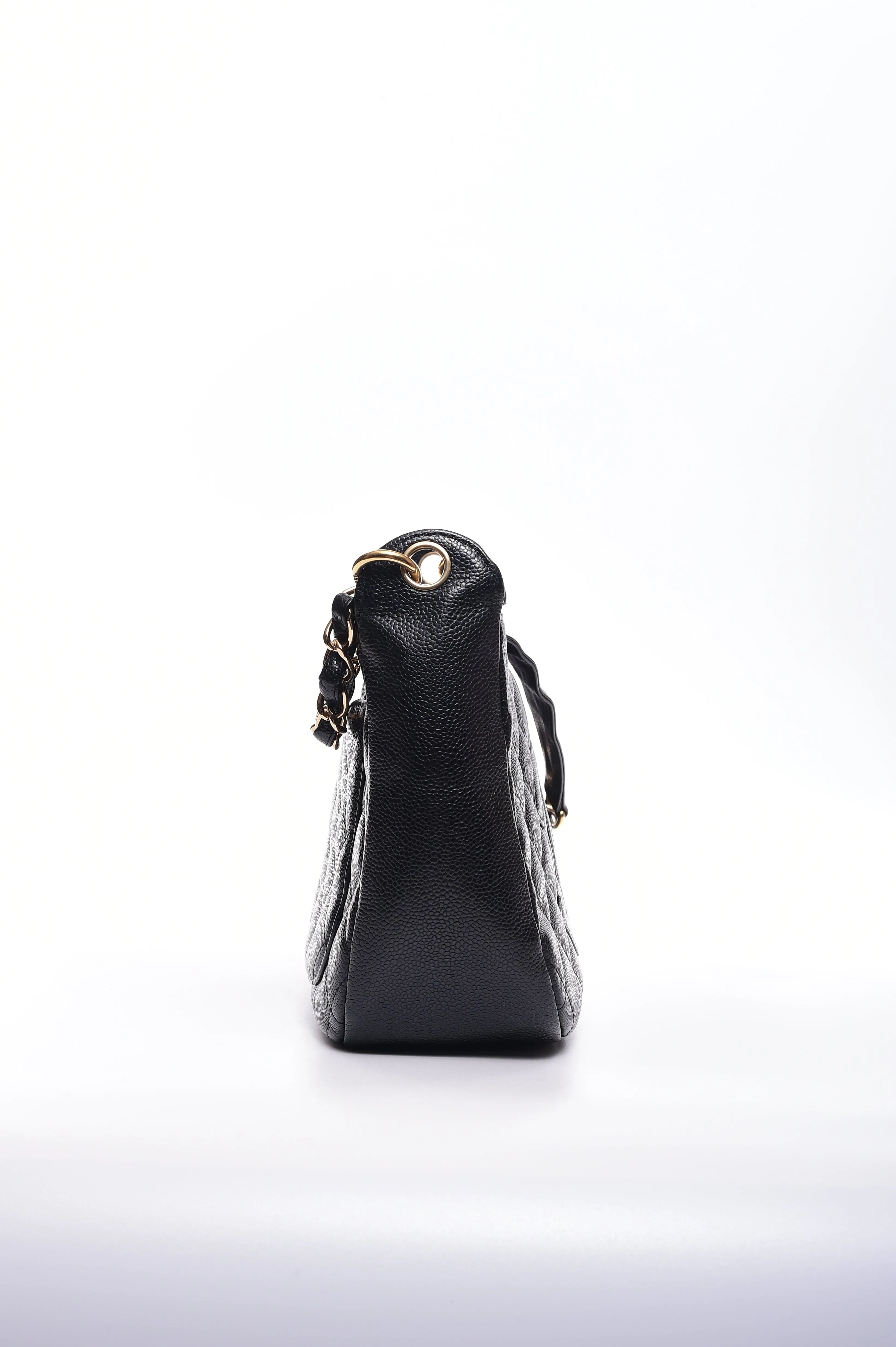 Chanel Hobo Black Caviar GHW SKL1226