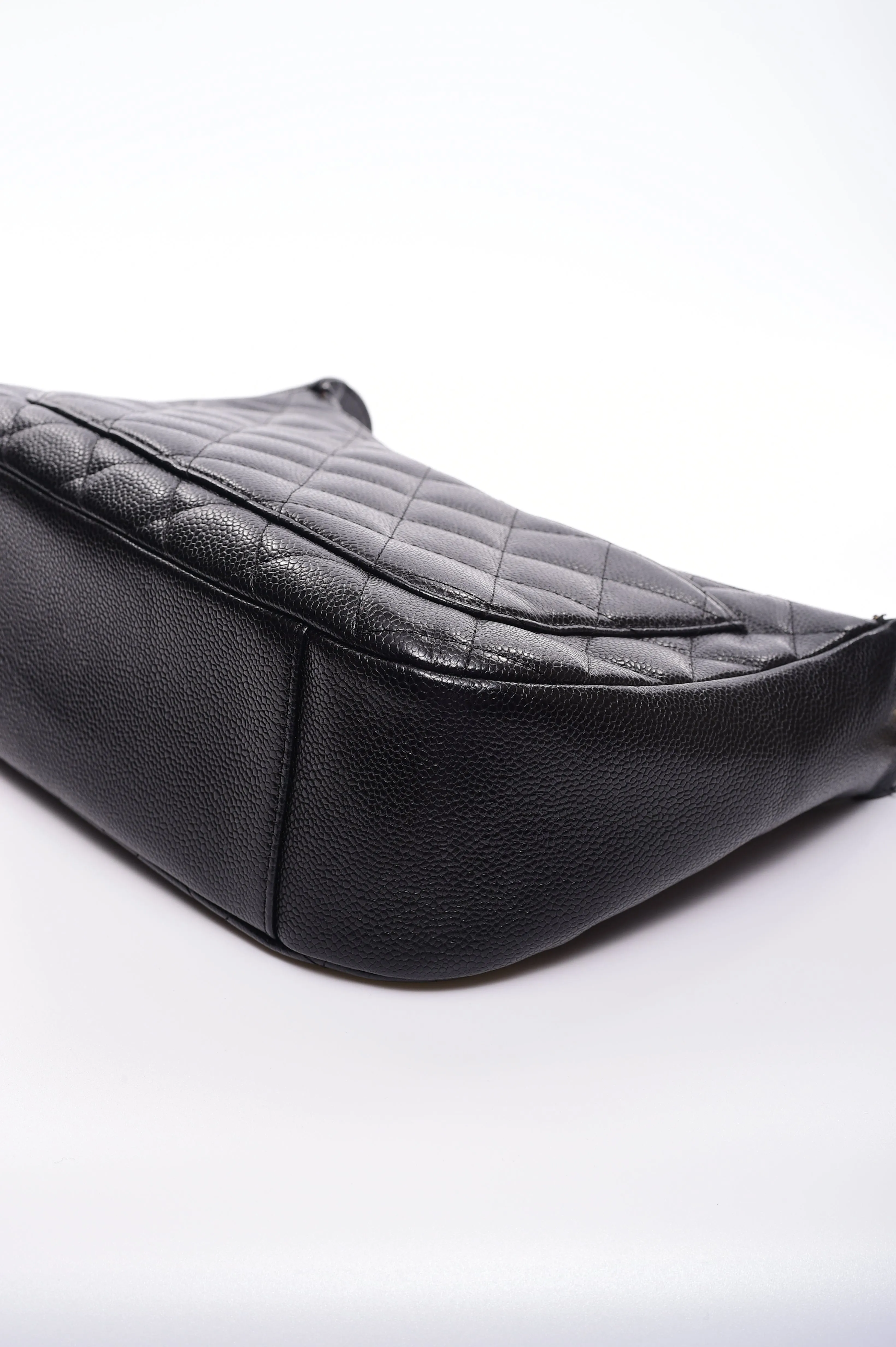 Chanel Hobo Black Caviar GHW SKL1226