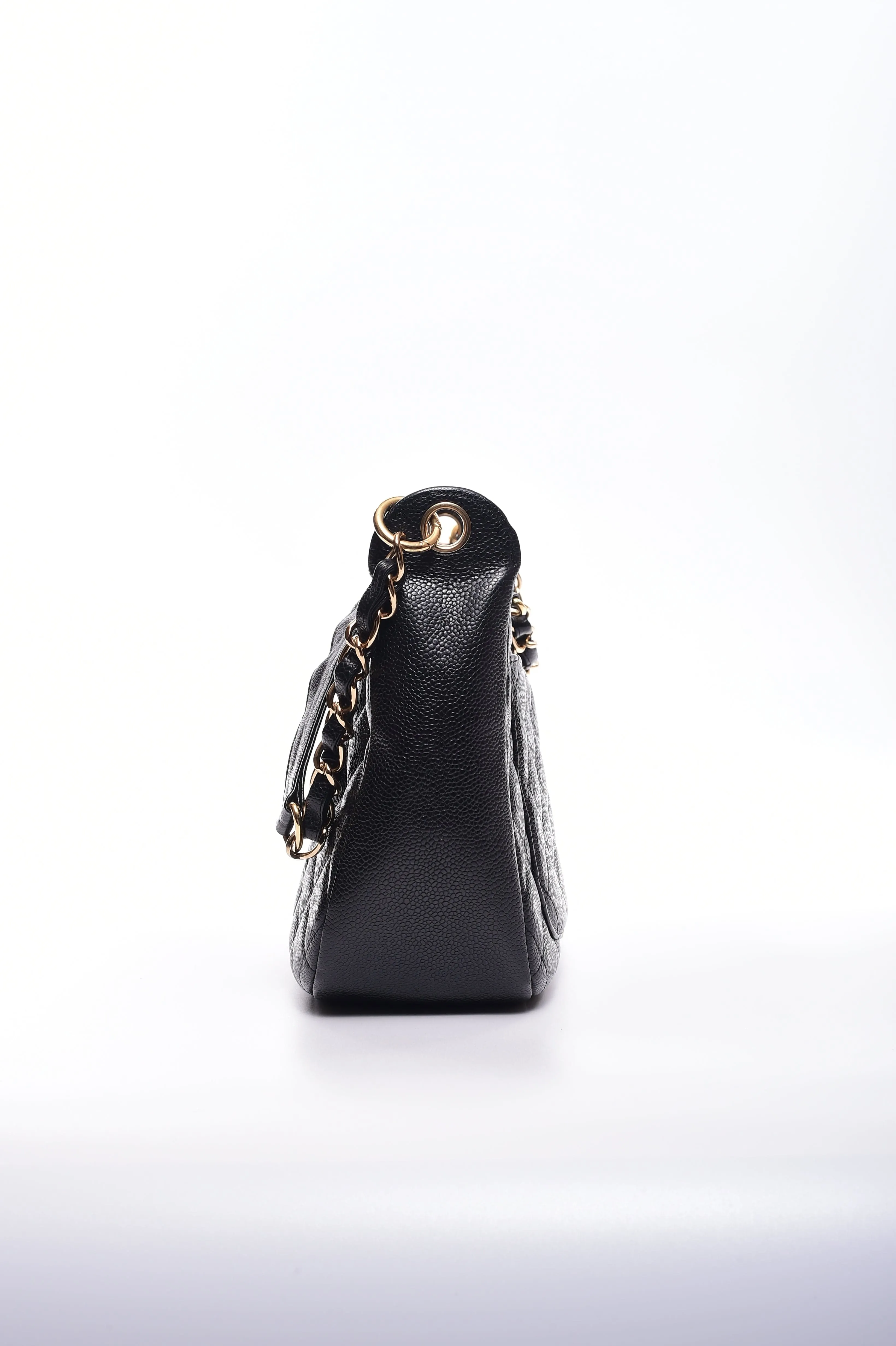 Chanel Hobo Black Caviar GHW SKL1226